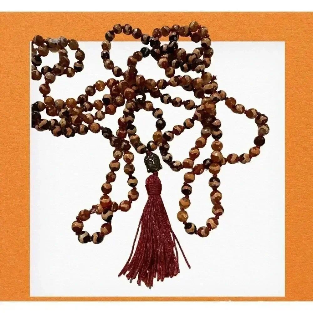 Mala Prayer Beaded Necklace 